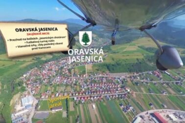 Oravská Jasenica z neba