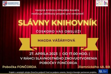 SLÁVNY knihovník Magda Vašáryová