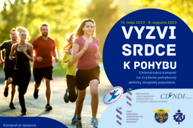 Plagat Vyzvi srdce k pohybu