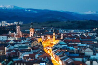 banska bystrica v zime