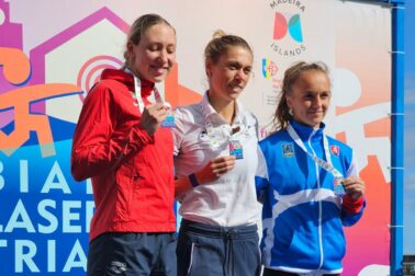 Biathle vpravo Lucia Vlčáková