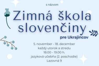 plagat_Zimna skola slovenciny