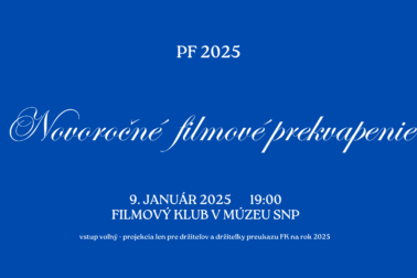 PF 2025 - Novorocne filmove prekvapenie