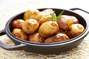 Baked potatoes with rosemary