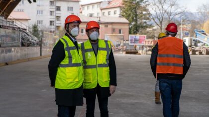 Zľava Ján Nosko a Jakub Gajdošík na kontrolnom dni 