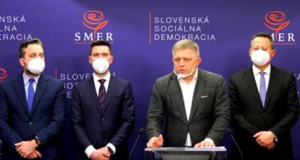 Robert Fico a podpredsedovia Smeru