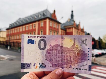 Nová suvenírová eurobankovka s motívom KS Banská Bystrica