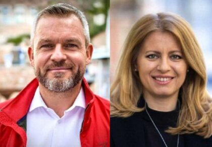 Peter Pellegrini a Zuzana Čaputová