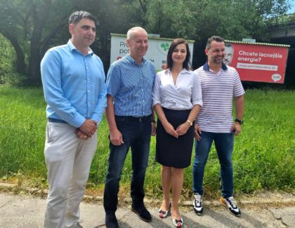 Zľava Vladimír Ivan, Ján Nosko, Ružena Maťašeje a Marek Modranský