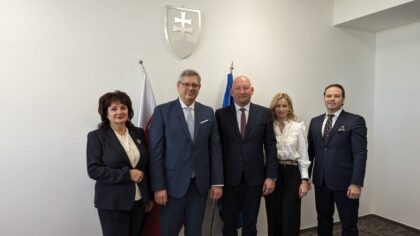 Zľava Magdaléna Hromcová, Boris Susko, Martin Puchalla, Alexandra Čižmáriková a Ondrej Laciak