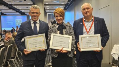 Zľava Robert Rusnák (Ružomberok), Miriam Lapuníková (Banská Bystrica) a Stanislav Škorňa (Martin)