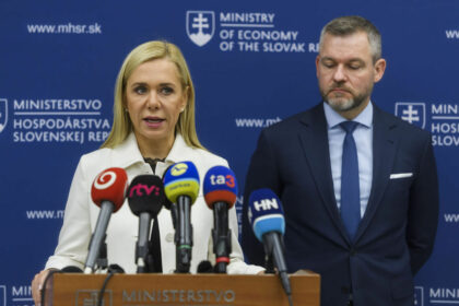 Denisa Saková a Peter Pellegrini