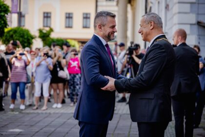 Peter Pellegrini s Jánom Noskom na návšteve v Banskej Bystrici